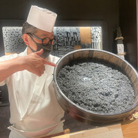 麻布 黒しゃり - 