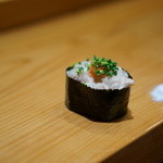 天寿し - カワハギの肝和え