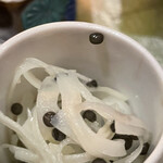 銀座 しのはら - じやがいもを短冊状にしてナムル仕立て＋キャビア