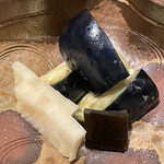 銀座 しのはら - 水茄子の瑞々しい繊維質が火照った舌を宥めてくれる