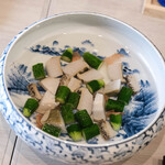 江戸前芝浜 - "鮑魚（あはび）"、《水貝（みづがひ）》