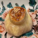 銀座 しのはら - 無花果のエレガントで優美な甘味が胡麻味噌と手を繋ぐ その甘味に耽溺してしまう