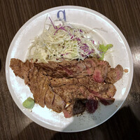 キャトルラパン - 400g 山葵醤油・塩胡椒のお肉 上から