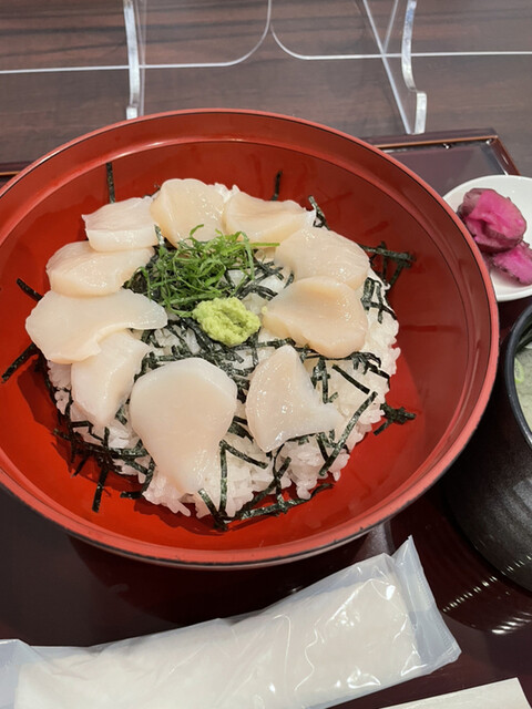 【ホタテ丼】〜ホテルで朝食をシリーズ（１） : ホテルベルクラシック北見の写真