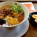 あいつのラーメン かたぐるま - 濁とん麻婆ラーメン1100円