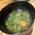 温石 - お味噌汁です