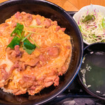 Akariya - 極上親子丼 1,400円＋ライス大盛 100円