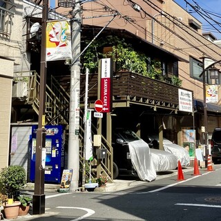 SAKURA CAFE - シイナ防災のところにサクラカフェ案内板