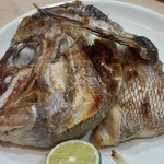 でん - 桜鯛カマ焼き('13.04)