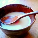 そばの実 一閑人 - 甘味プリン