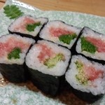 でん - マグロ中落ちの葱巻き('13.04)