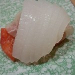 でん - 烏賊と赤貝造り('13.04)