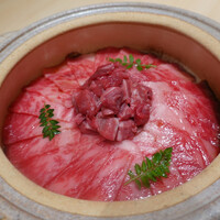 銀座 ちかみつ 並木通り - ヒレとサーロインの土鍋御飯