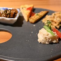 眞か SHINKA - 旬の食材の前菜5種盛り合わせ