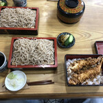 佐野屋 そば店 - 天丼もりそばセット