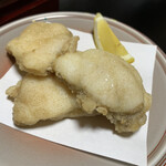 鮨よし - あんこうの唐揚げ  フワッフワで娘がめちゃくちゃ喜んでくれた
