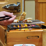 鮨処木はら - ほっき貝　炙り