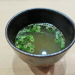 鮨処木はら - 塩味のあら汁