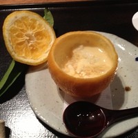 祇園 さゝ木 - 三宝柑の茶碗蒸し