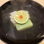 味ひろ - [吸い物]
      鱧、冬瓜