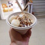 Kurikoma Chaya - 一番人気の一関雪氷黒蜜きなこもち(700円)