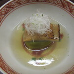 一本杉 川嶋 - 焼きアナゴ　緑茄子の揚げ煮