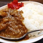 Ooboshi - 伝説のカレー 小☆
                        
                        サイドメニューのご飯モノ☆結構人気メニューらしいです！ラーメンスープが入ってる？のか、すごくまろやかでコクの有るカレーライス！ʕ•̬͡•ʔ