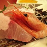 清流山水花 あゆの里 - 鯛、カンパチ、海老