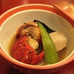 清流山水花 あゆの里 - 伊勢海老具足煮