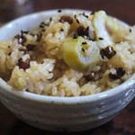 ふみきりそば - 日替わりご飯１００円