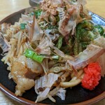 Okonomiyaki Mori - ホルモンうどん　