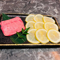 北新地焼肉 きらく - スーパーネギタン塩と上タン塩