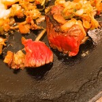 キッチン千代田 - 千代田ステーキのレア