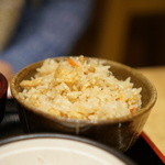 釜あげうどん はつとみ - ランチの五目御飯