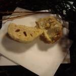 京・富小路 天ぷら吉川 - 蓮根