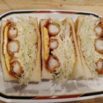 コンパル 今池店 - エビフライサンド