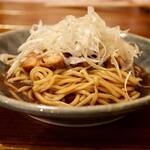 シオジリ ストア - 自家製手打ち中華麺（冷やしネギ和えそば）