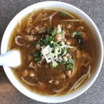 チャイニーズレストラン楽天 - 肉燥（ロウ ザオ）ラーメン（醤油味）