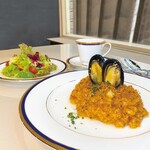 ロマン邸 - 魚介の炙りチーズリゾット