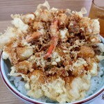 Ebiten Obihiro - 上かきあげ天丼 1,700円(税込)。