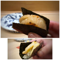 鮨 そえ島 - ◆タイラギ（お醤油とカ鰹に漬けた品）・・これは美味しい。旨味・食感共に好み。