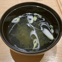 おたる政寿司 本店 - 丼につくお吸い物