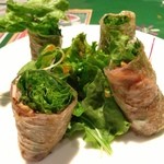 ガラムマサラ - パクチー春巻き