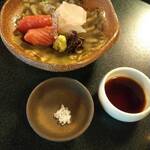 京・富小路 天ぷら吉川 - 刺身