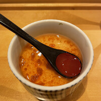 まんてん鮨 日比谷オクロジ店 - 梅の茶碗蒸し