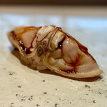 菊鮨 - ⑪蛤（九十九里）〜柚子の風味が効いてる