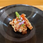 鮨 きく池 - 蟹のサラダ
