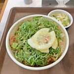 すき家 - ねぎ塩レモン牛丼