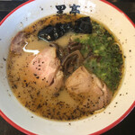 熊本ラーメン 黒亭 - ラーメン（小）