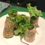 ガラムマサラ - 2013年4月13日パクチー春巻き